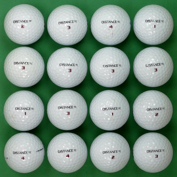 그린피플,윌슨 디스턴스 TC 2피스 A-급 로스트볼 16개