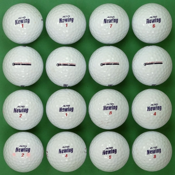 그린피플,브리지스톤 뉴윙 타켓 포인트 화이트 3피스 B+급 로스트볼 16개