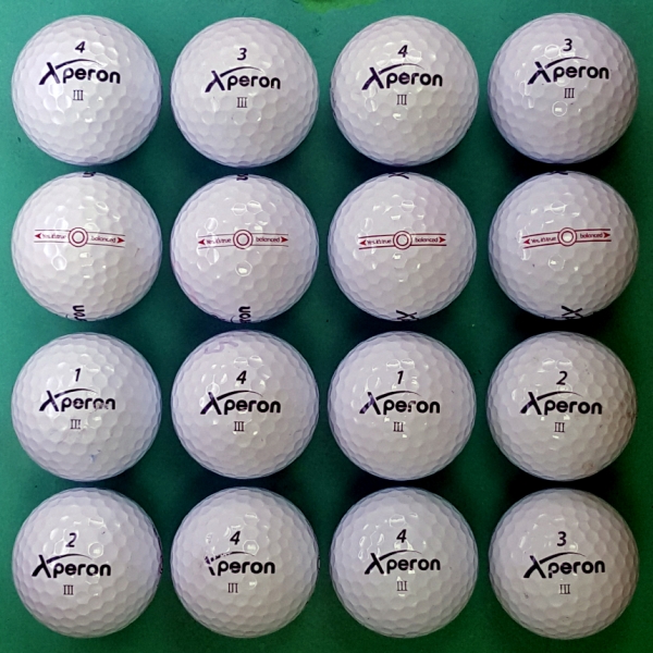 그린피플,엑스페론 III 화이트 3피스 A-급 로스트볼 16개