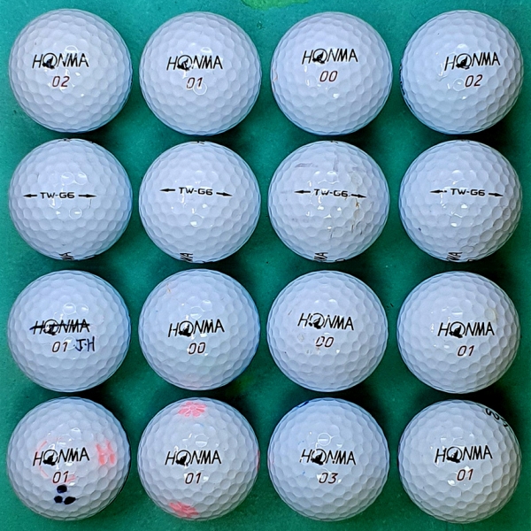 그린피플,혼마 TW-G6 6피스 B+급 로스트볼 16개