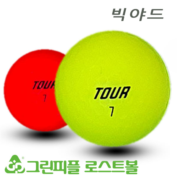 그린피플,빅야드 넥센 투어에스 플러스 무광 컬러혼합 2피스 A급 로스트볼 16개