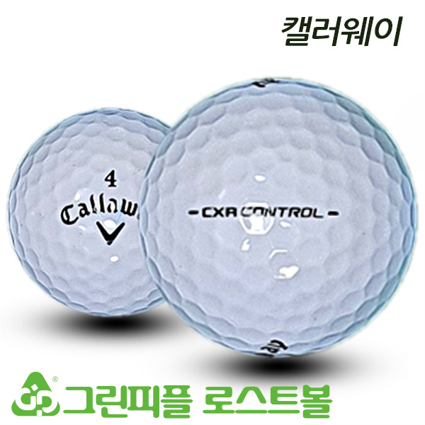 그린피플,캘러웨이 CXR 컨트롤 3피스 B급 로스트볼 16개