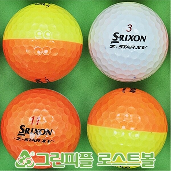 그린피플,스릭슨  Z 스타 XV 디바이드 컬러혼합 3&4피스 B+급 로스트볼 16개