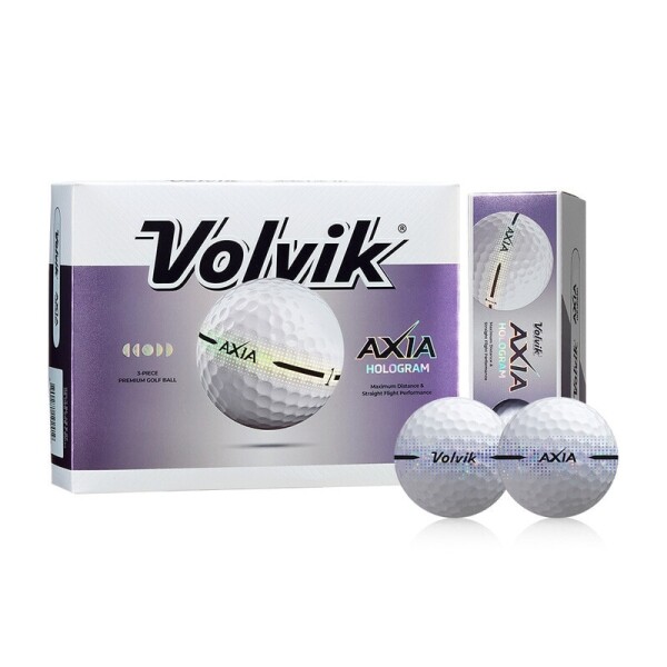 그린피플,[정품볼] 볼빅 엑시아 홀로그램 듀얼코어 화이트 골프공 3피스 1더즌(12구)
