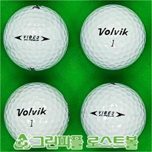 볼빅 VIBE3 (바이브3) 화이트 3피스 B급 로스트볼 16개