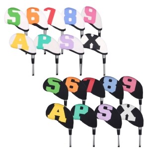 콜리스 컬러풀 빅넘버 네오프렌 아이언커버 세트 2color  (9개입)