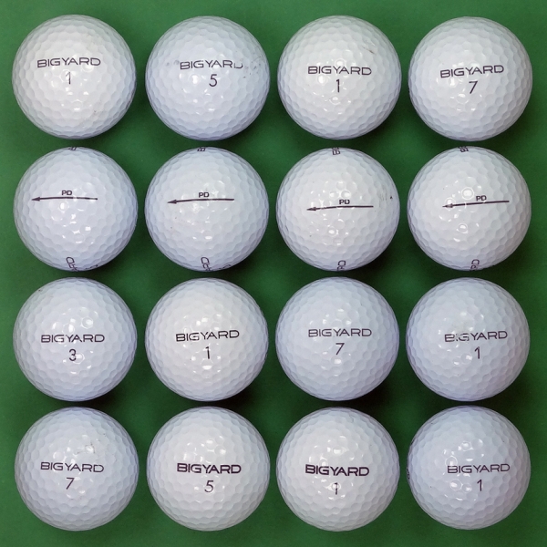 그린피플,[G.PLUS] 빅야드 뉴 PD 2피스 B+급 로스트볼 64개(4팩)