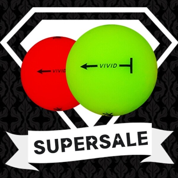 그린피플,[SALE] 볼빅 VIVID (비비드) 무광 컬러혼합 3피스 A-급 로스트볼 32개(16개X2팩)