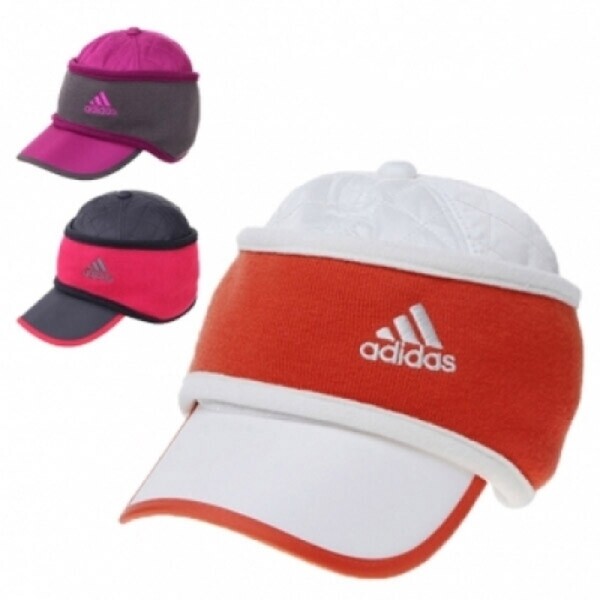 그린피플,아디다스 여성용 3color 퀼팅 방한 패딩 골프모자 (L31964)