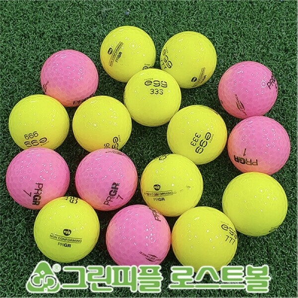 그린피플,피알지알 슈퍼에그&SD 2피스 A-급 로스트볼 16개