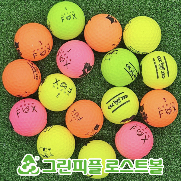 그린피플,어반폭스 무브먼트 비비드 컬러혼합 2피스 A급 로스트볼 16개