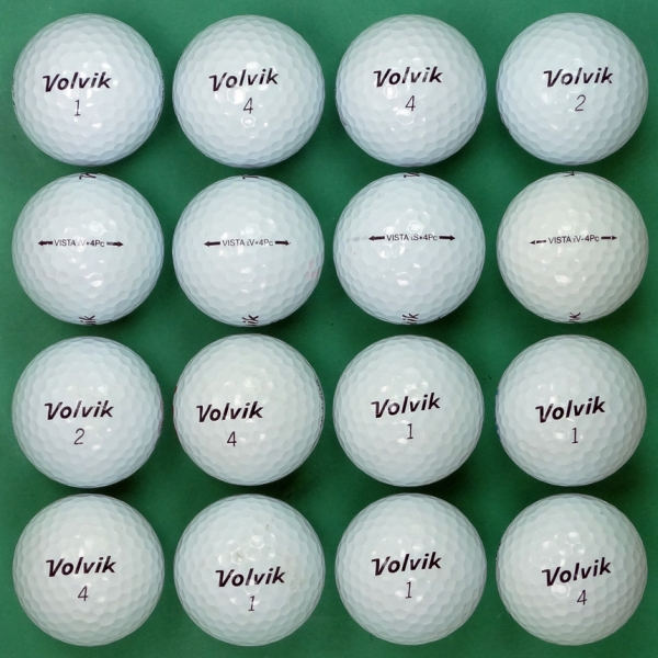 그린피플,볼빅 비스타 IV 4피스 A-급 로스트볼 16개