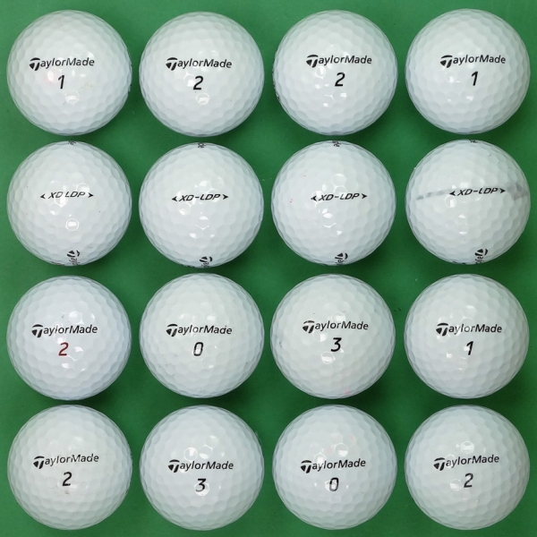 그린피플,테일러메이드 XD LDP 2피스 A-급 로스트볼 16개
