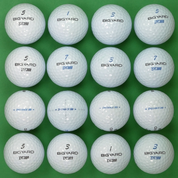 그린피플,빅야드 DT 300 3피스 A-급 로스트볼 16개