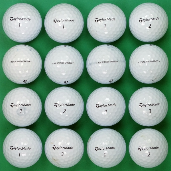 그린피플,테일러메이드 투어 프리퍼드 4피스 B+급 로스트볼 16개