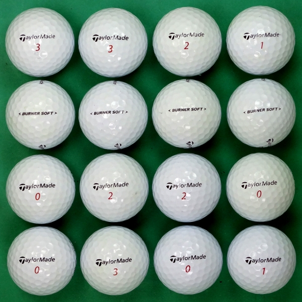 그린피플,테일러메이드 버너소프트 2피스 A급 로스트볼 16개