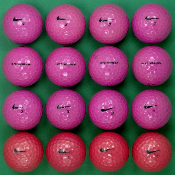 그린피플,나이키 PD 우먼 컬러혼합 2피스 A-급 로스트볼 16개