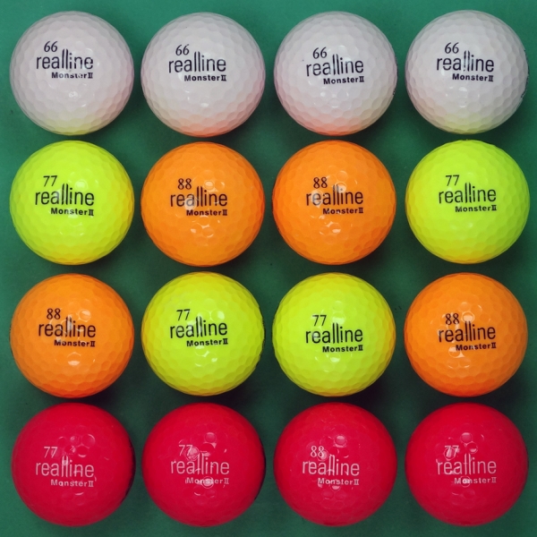 그린피플,리얼라인 몬스터2 컬러혼합 2피스 A-급 로스트볼 16개