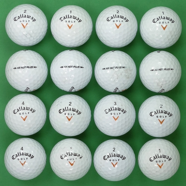 그린피플,캘러웨이 HX HOT 플러스 3피스 B+급 로스트볼 16개