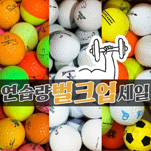 [벌크업세일] 혼합브랜드 연습장볼 로스트볼 (400개/박스)