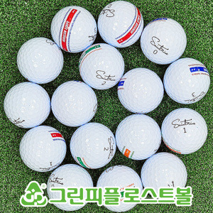 세인트나인 우라칸 스트라이프 화이트 3피스 A-급 로스트볼 16개