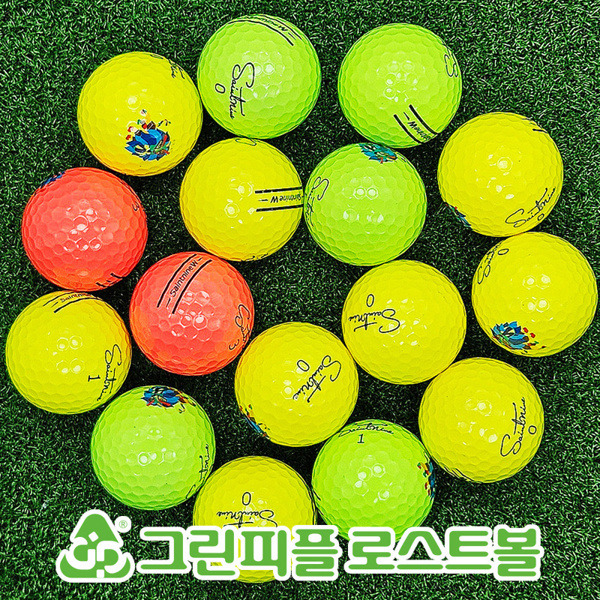 그린피플,세인트나인 W 컬러혼합 3피스 A-급 로스트볼 16개